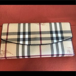 Beautiful plaid Burberry like wallet!!
